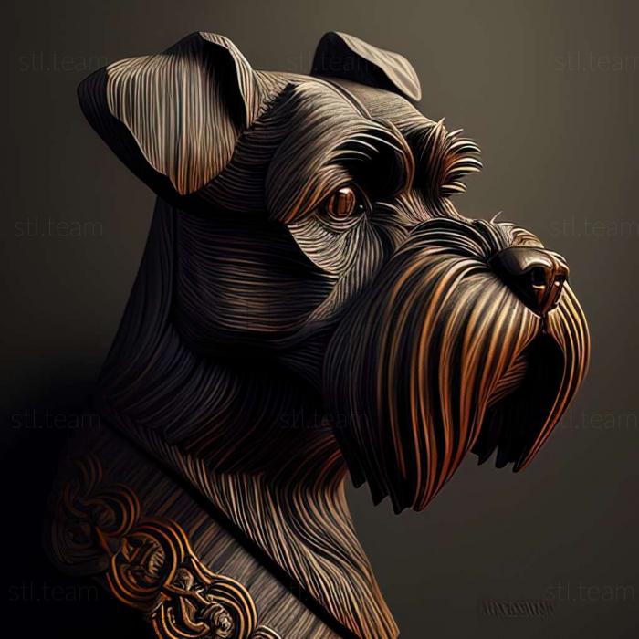 Zwergschnauzer dog